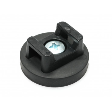 Gummierter Topfmagnet für Kabel ø 22 mm