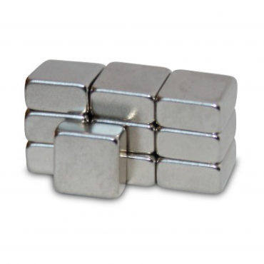 Quadermagnet 8 x 8 x 4 mm