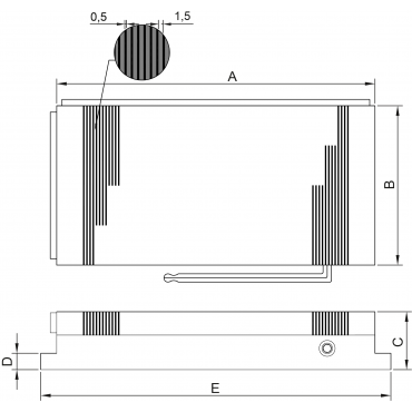 MM MF 1510 Microﬁne Magnetspannplatte