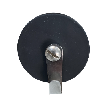 Hakenmagnet INOX mit Gummimagnet www.megamagnete.ch