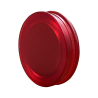 Glasboardmagnet, Rot, transparent