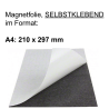 Magnetfolie, selbstklebend, DIN Formate A4-A0