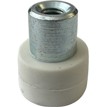 Ø 12-M4-GB, Gummierter Topfmagnet, mit Gewindebuchse