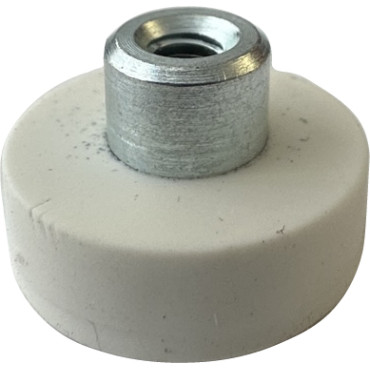 Ø 18-M4-GB, Gummierter Topfmagnet, mit Gewindebuchse