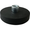 Ø 31-M4-GB, Gummierter Topfmagnet, mit Gewindebuchse