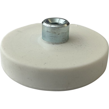 Ø 31-M4-GB, Gummierter Topfmagnet, mit Gewindebuchse