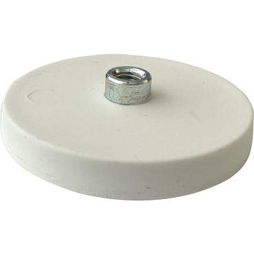Ø 43-M5-GB, Gummierter Topfmagnet, mit Gewindebuchse