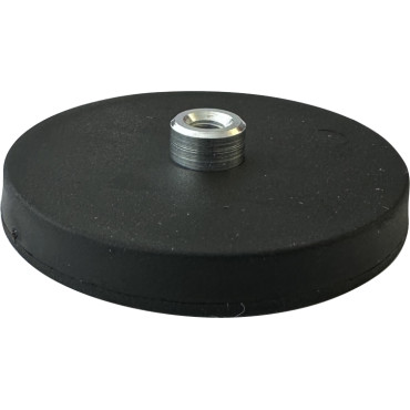 Ø 43-M5-GB, Gummierter Topfmagnet, mit Gewindebuchse