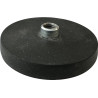 Ø 43-M6-GB, Gummierter Topfmagnet, mit Gewindebuchse