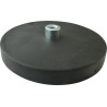 Ø 66-M5-GB, Gummierter Topfmagnet, mit Gewindebuchse