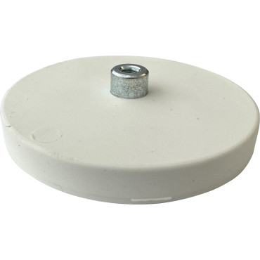 Ø 66-M5-GB, Gummierter Topfmagnet, mit Gewindebuchse