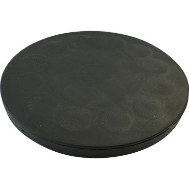 Ø 88-M8-GB, Gummierter Topfmagnet, mit Gewindebuchse