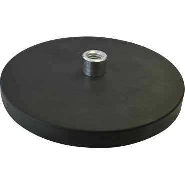 Ø 88-M8-GB, Gummierter Topfmagnet, mit Gewindebuchse