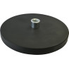 Ø 88-M8-GB, Gummierter Topfmagnet, mit Gewindebuchse