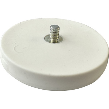 Gummierter Topfmagnet mit Aussengewinde ø 43 mm