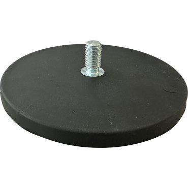 Gummi Magnet, ø 88 mm, M8