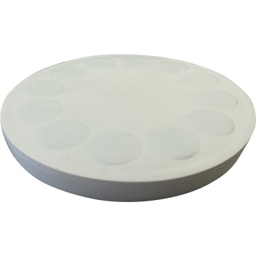 Gummierter Topfmagnet ø 88 mm