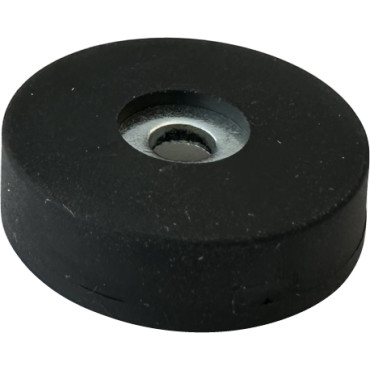 Gummierter Topfmagnet ø 22 mm