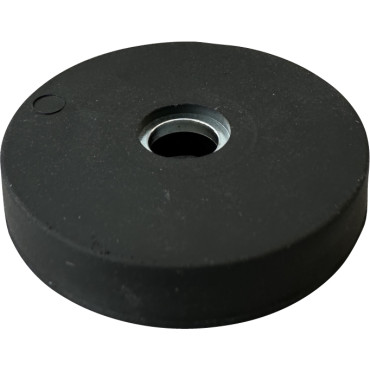 Gummierter Topfmagnet ø 22 mm