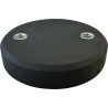 Ø 57-M6-2x IG,36, Gummierter Topfmagnet, mit Innengewinde