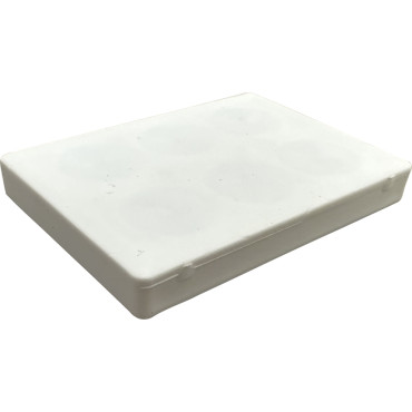 43x31-M4-IG, Gummierter Magnet, mit Innengewinde, 43 x 31 mm