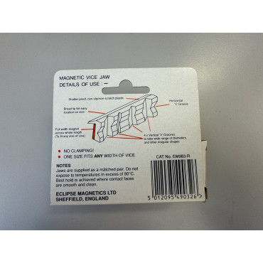 Magnetische Neodym Schraubstockbacken 103 mm