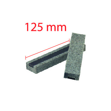 Filzbacken für Schraubstock 125 mm