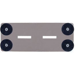 Autonummer Magnethalter INOX www.megamagnete.ch