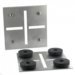 Montageplatte Universal magnetisch INOX www.megamagnete.ch