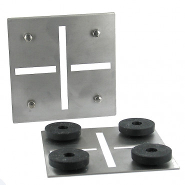 Montageplatte Universal magnetisch INOX www.megamagnete.ch