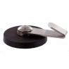 Hakenmagnet INOX mit Gummimagnet www.megamagnete.ch