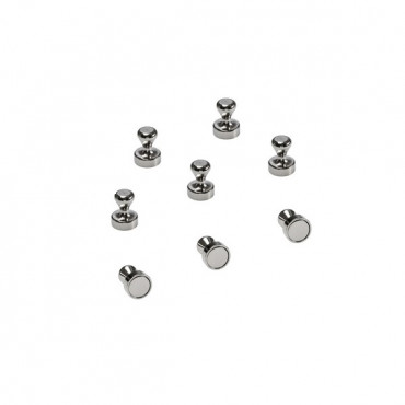 Stark-Büromagnet Metall Ø 12 x 16 mm