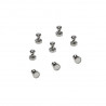 Stark-Büromagnet Metall Ø 12 x 16 mm