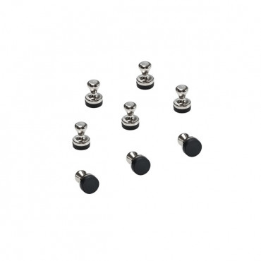 Büromagnet Metall/Gummi Ø 12 x 16 mm