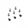 Büromagnet Metall/Gummi Ø 12 x 16 mm