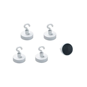 Deckenmagnet Ø 25 mm weiss